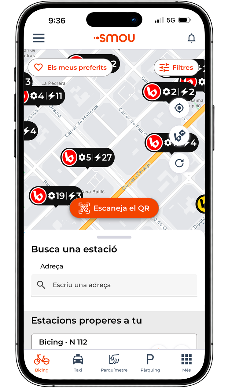 Bicing: La disponibilitat de les bicis, d’un cop d’ull