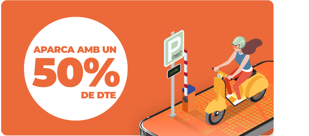 Promoció Pàrquing via app motos