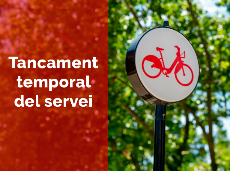 Servei Bicing suspès temporalment per protocol d’emergència