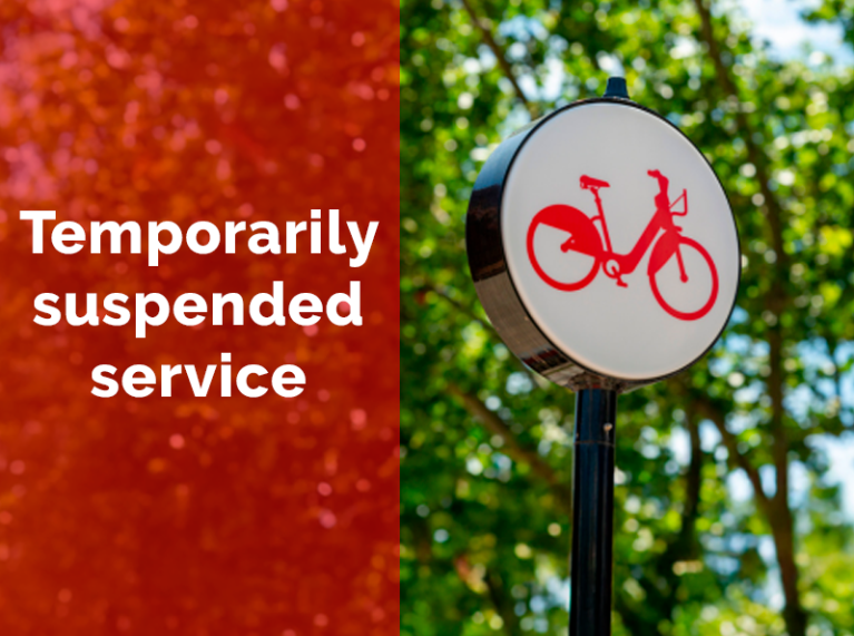 Servei Bicing suspès temporalment per protocol d’emergència